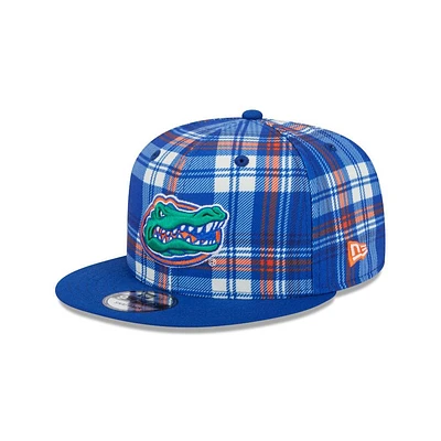 Florida New Era 950 Plaid Statement Flat Bill Snapback Cap