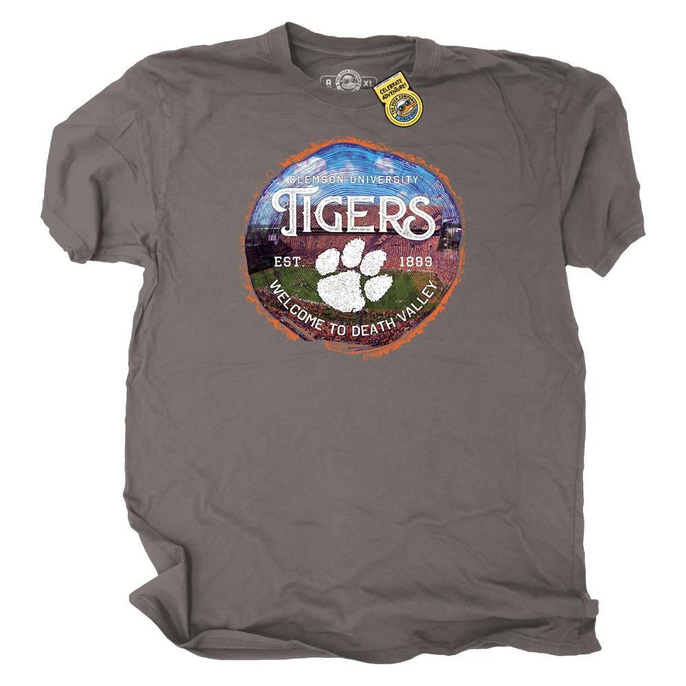 Clemson The Duck Company Campus Stump Cotton Tee