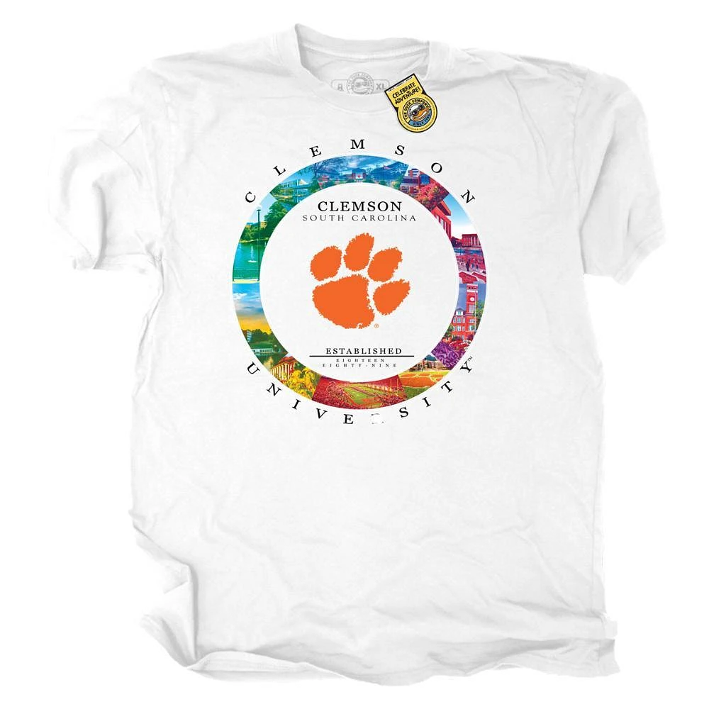 Clemson The Duck Company Backdrop Cotton Tee