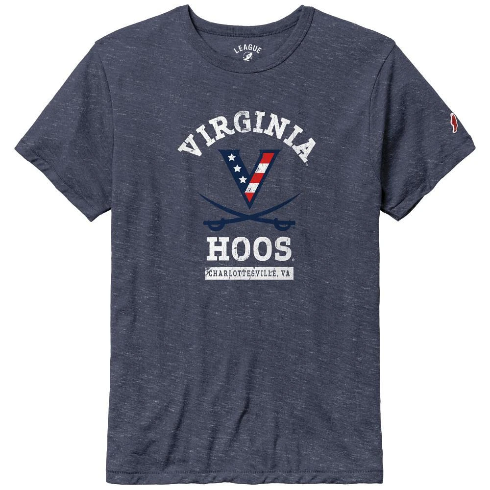 Virginia League Red White Hoo Charlottesville Victory Falls Tee