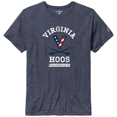 Virginia League Red White Hoo Charlottesville Victory Falls Tee