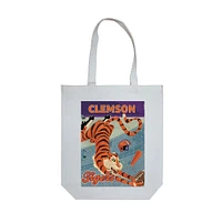 Clemson Mascot Retro Tote