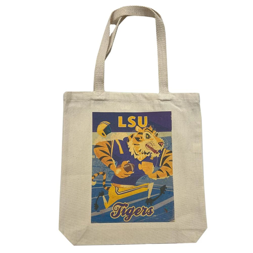 LSU Mascot Retro Tote