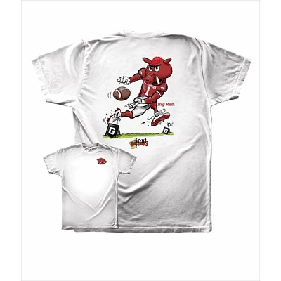 Arkansas Running Big Red Football HogToons Comfort Colors Tee