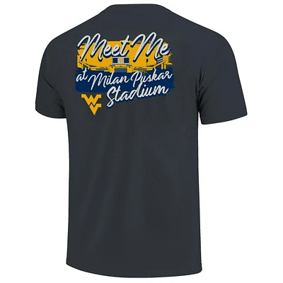 West Virginia Meet Me Stadium Comfort Colors Tee