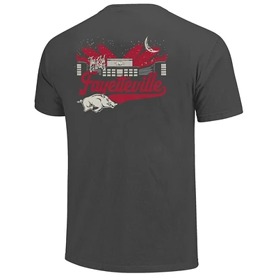 Arkansas Stadium Lights Comfort Colors Tee