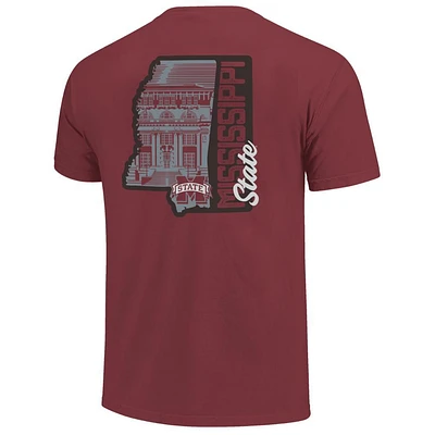 Mississippi State Campus Comfort Colors Pocket Tee