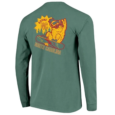 Boone Riding Bear Comfort Colors Long Sleeve Tee