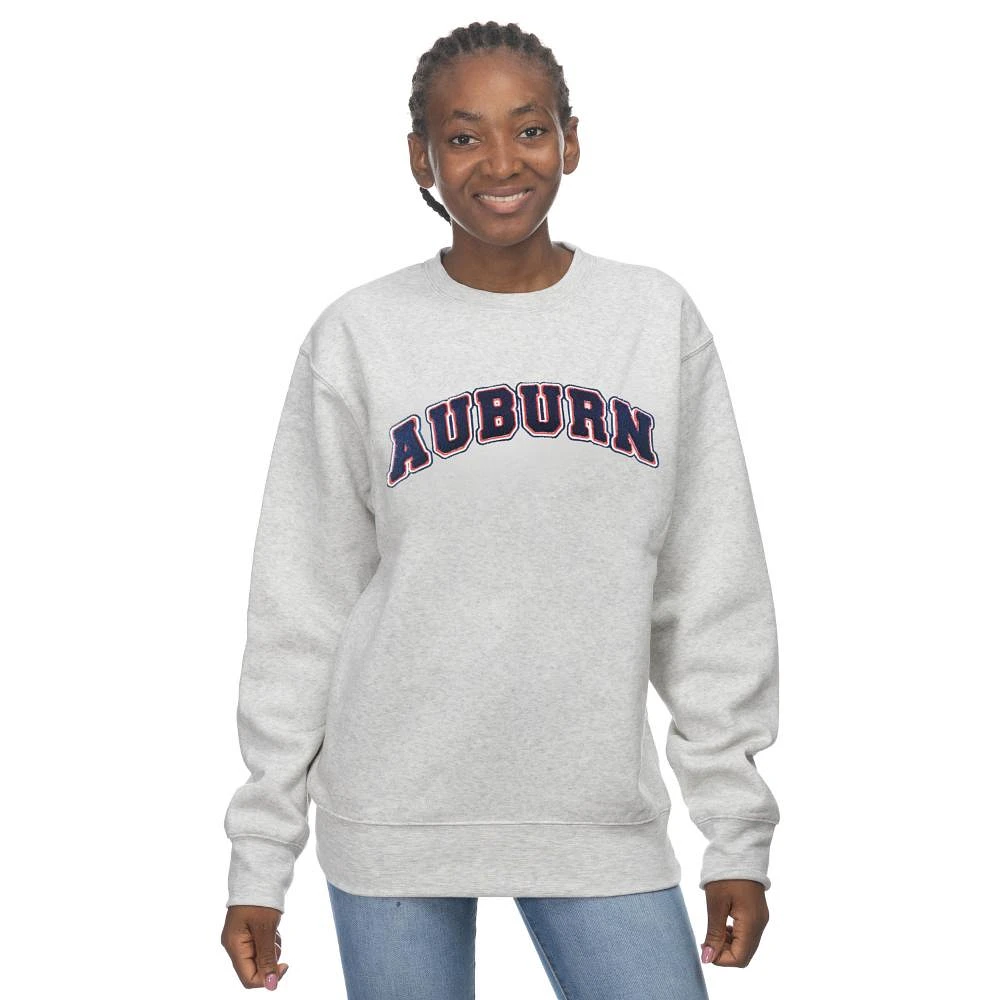 Auburn Zoozatz Chenille Applique with Outline Sport Crew