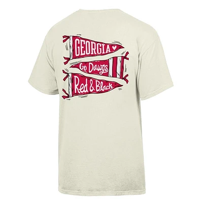 Georgia Hand Drawn Pennants Comfort Wash Tee