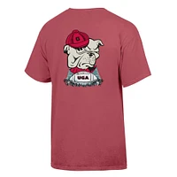 Georgia Mascot Football Comfort Wash Tee