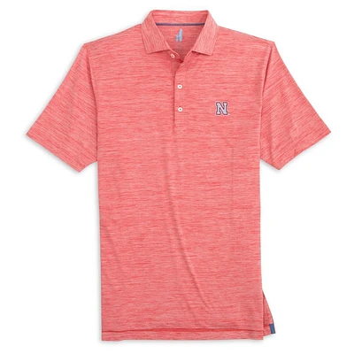 Nebraska Johnnie-O Huron Heathered Polo