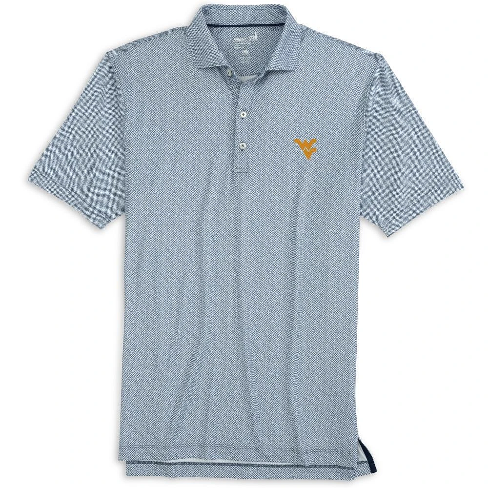 West Virginia Johnnie-O Hinson Jersey Performance Polo