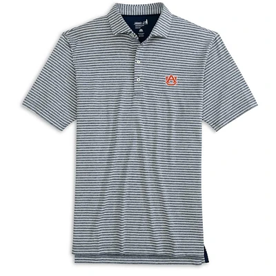 Auburn Johnnie-O Clipper Striped Jersey Performance Polo