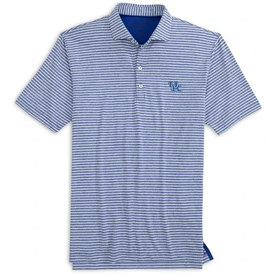 Kentucky Johnnie-O Clipper Striped Jersey Performance Polo