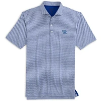 Kentucky Johnnie-O Clipper Striped Jersey Performance Polo