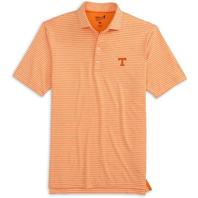 Tennessee Johnnie-O Clipper Striped Jersey Performance Polo