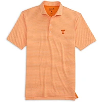 Tennessee Johnnie-O Clipper Striped Jersey Performance Polo