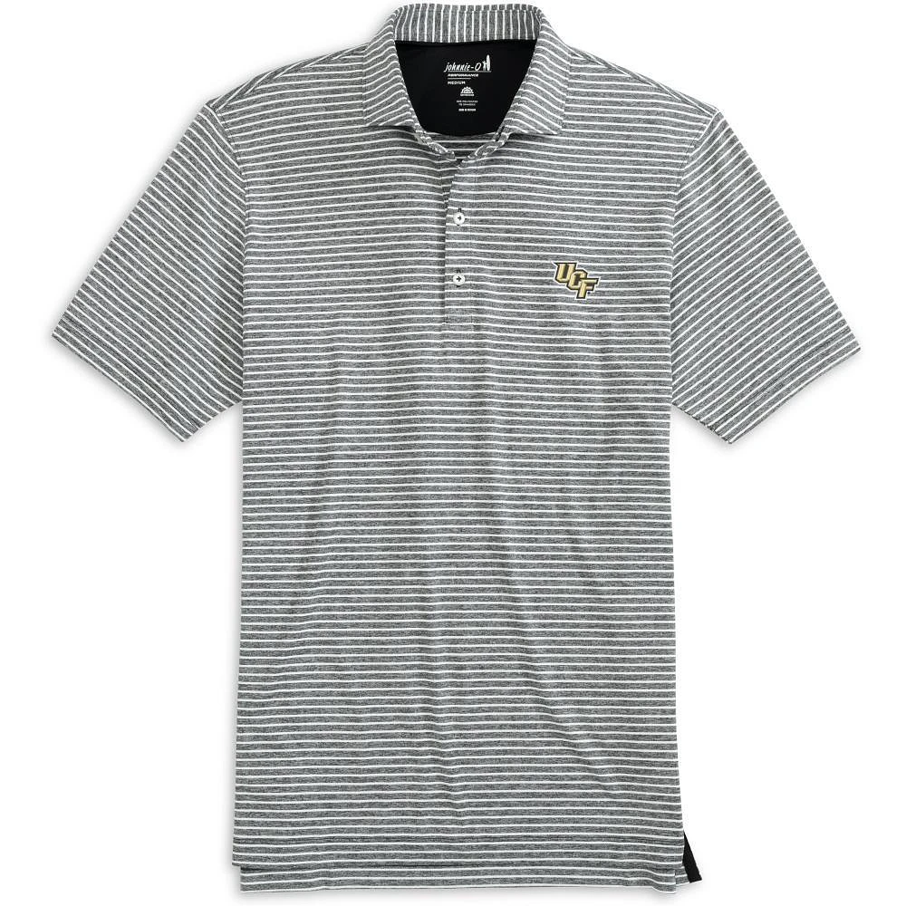 UCF Johnnie-O Clipper Striped Jersey Performance Polo