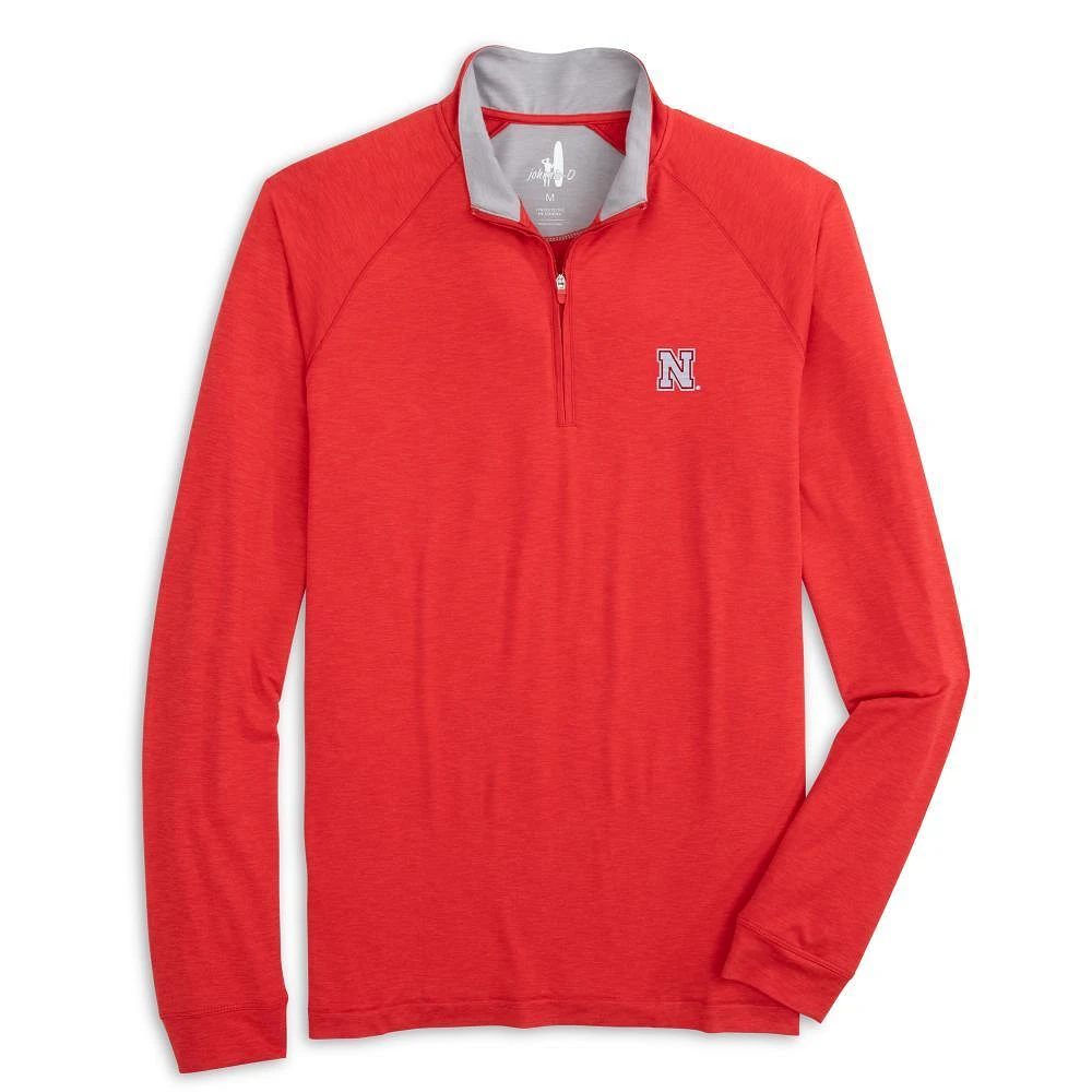 Nebraska Johnnie-O Freeborne Performance 1/4 Zip