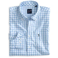 UNC Johnnie-O Archie Performance Woven Shirt