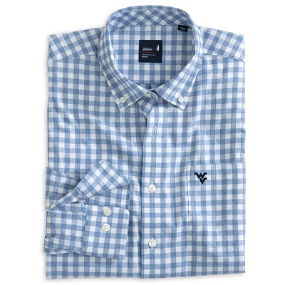 West Virginia Johnnie-O Archie Performance Woven Shirt