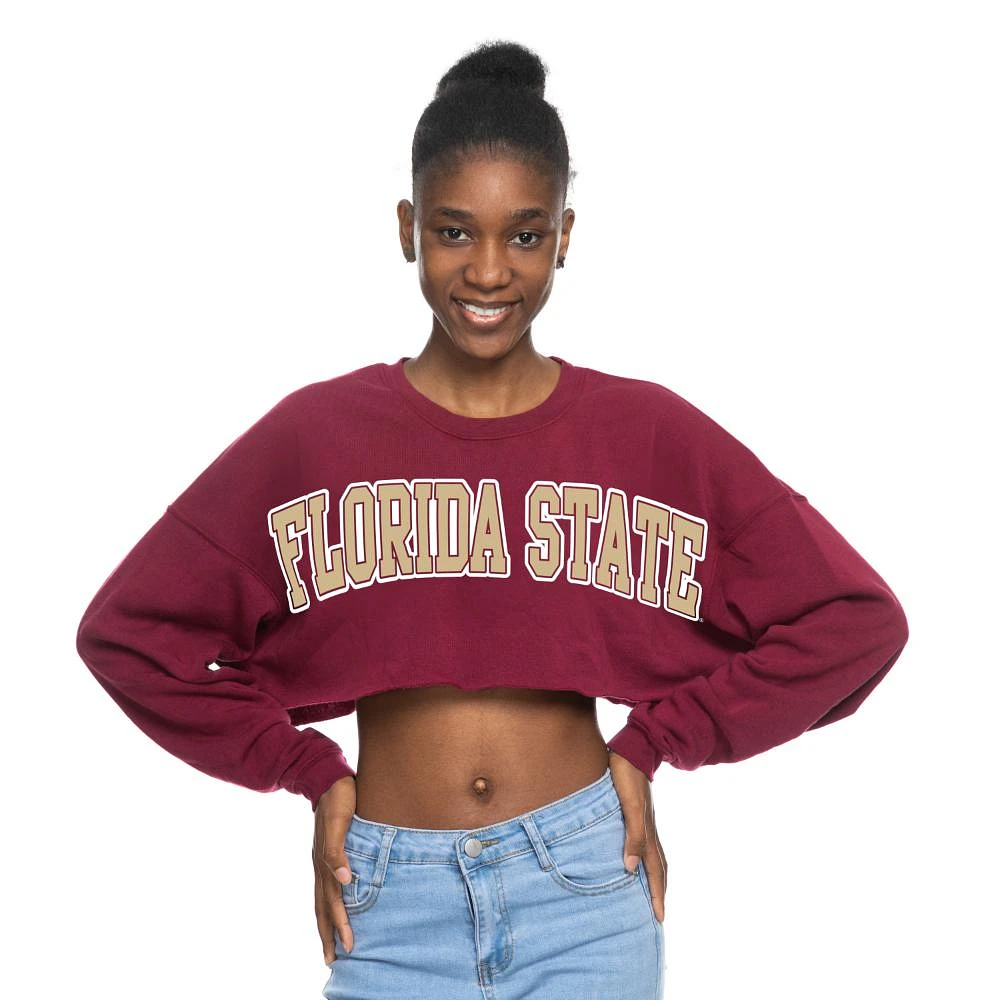 Florida State Zoozatz Uber Crop Fleece Crew