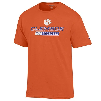 Clemson Champion Basic Lacrosse Tee