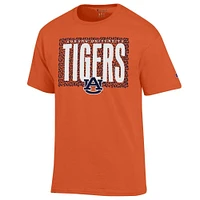 Auburn Champion Women's Rectangle Over Print Tee