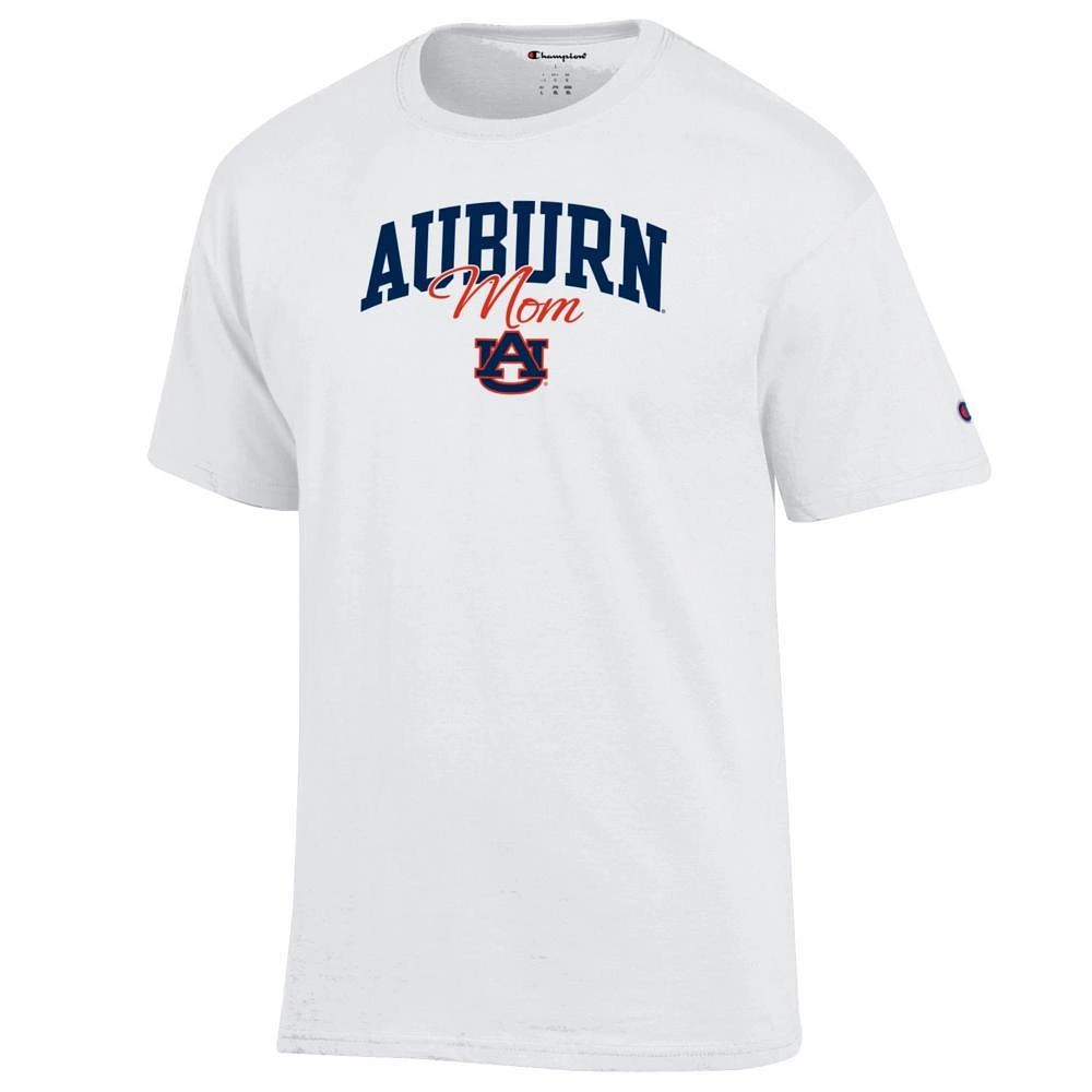 Auburn Champion Arch Mom Script Tee