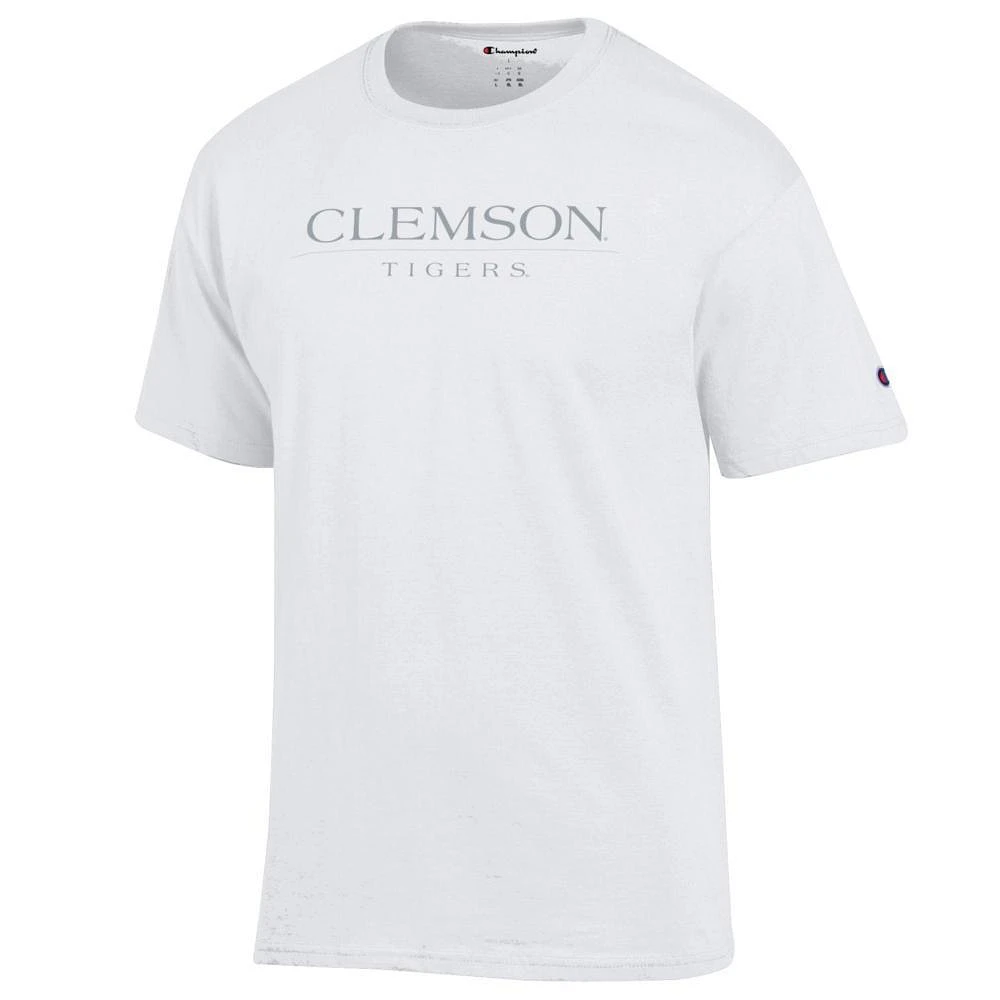 Clemson Champion Women's Straight Wordmark Tonal Tee