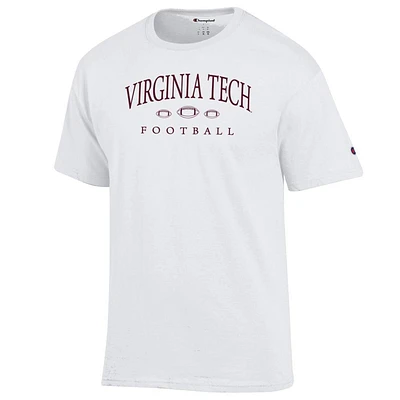 Virginia Tech Champion Women's Arch Football Tee