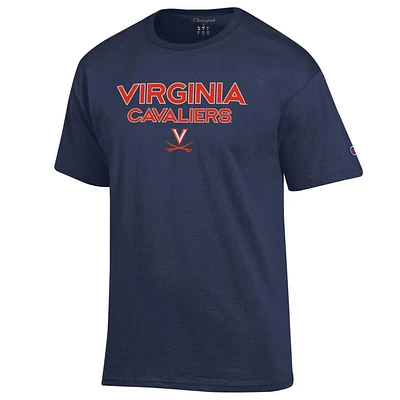 Virginia Champion Straight Stack Tee