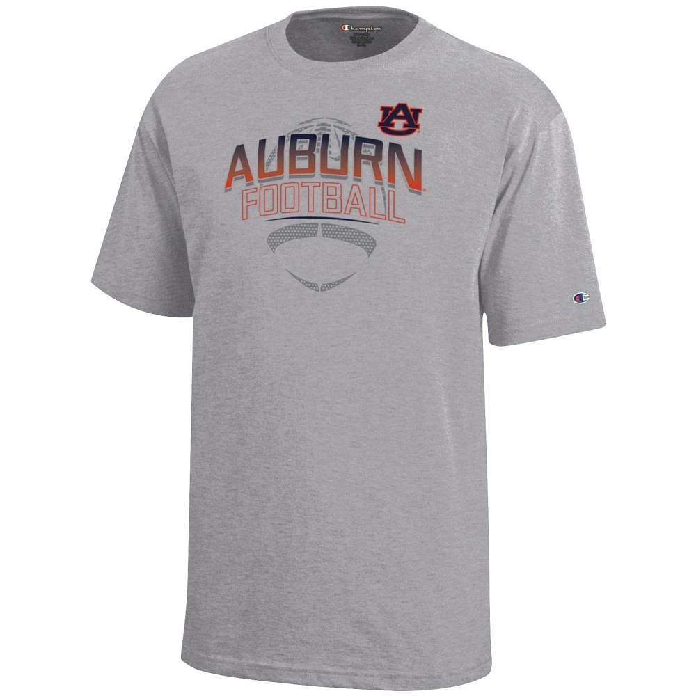 Auburn Champion YOUTH Arch Tonal Football Tee