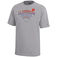 Clemson Champion YOUTH Arch Tonal Football Tee