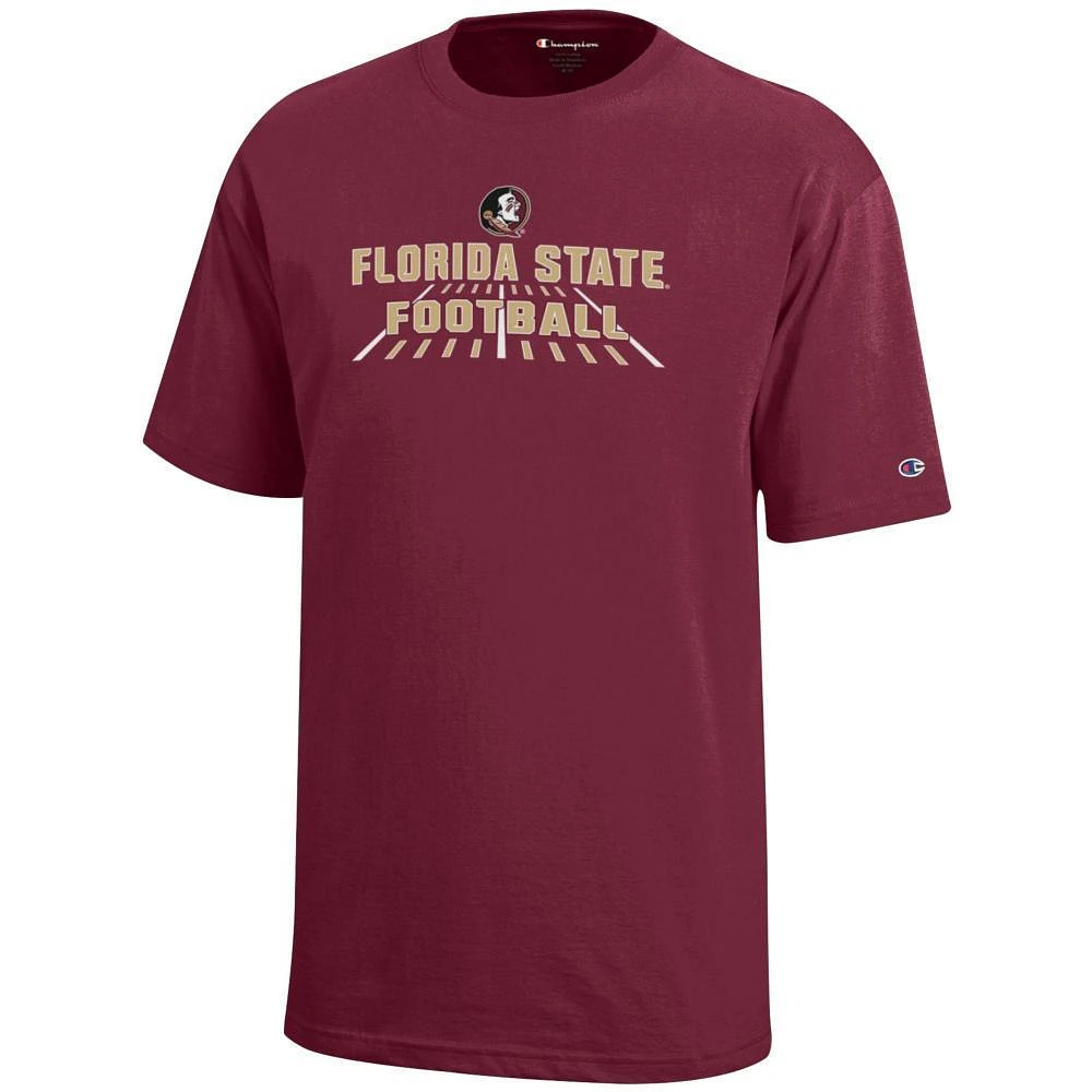 Florida State Champion YOUTH Wordmark Football Field Tee