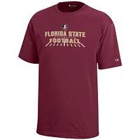 Florida State Champion YOUTH Wordmark Football Field Tee