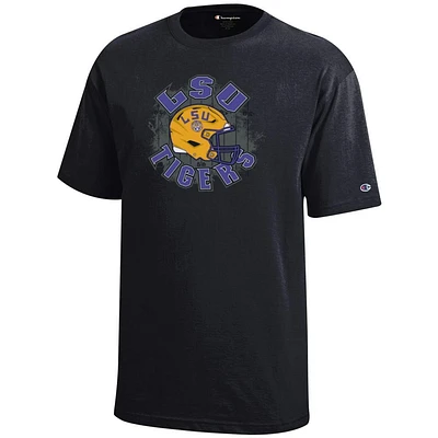 LSU Champion YOUTH Circle Helmet Tee