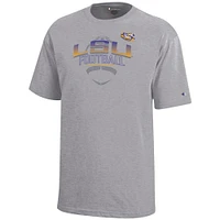 LSU Champion YOUTH Arch Tonal Football Tee