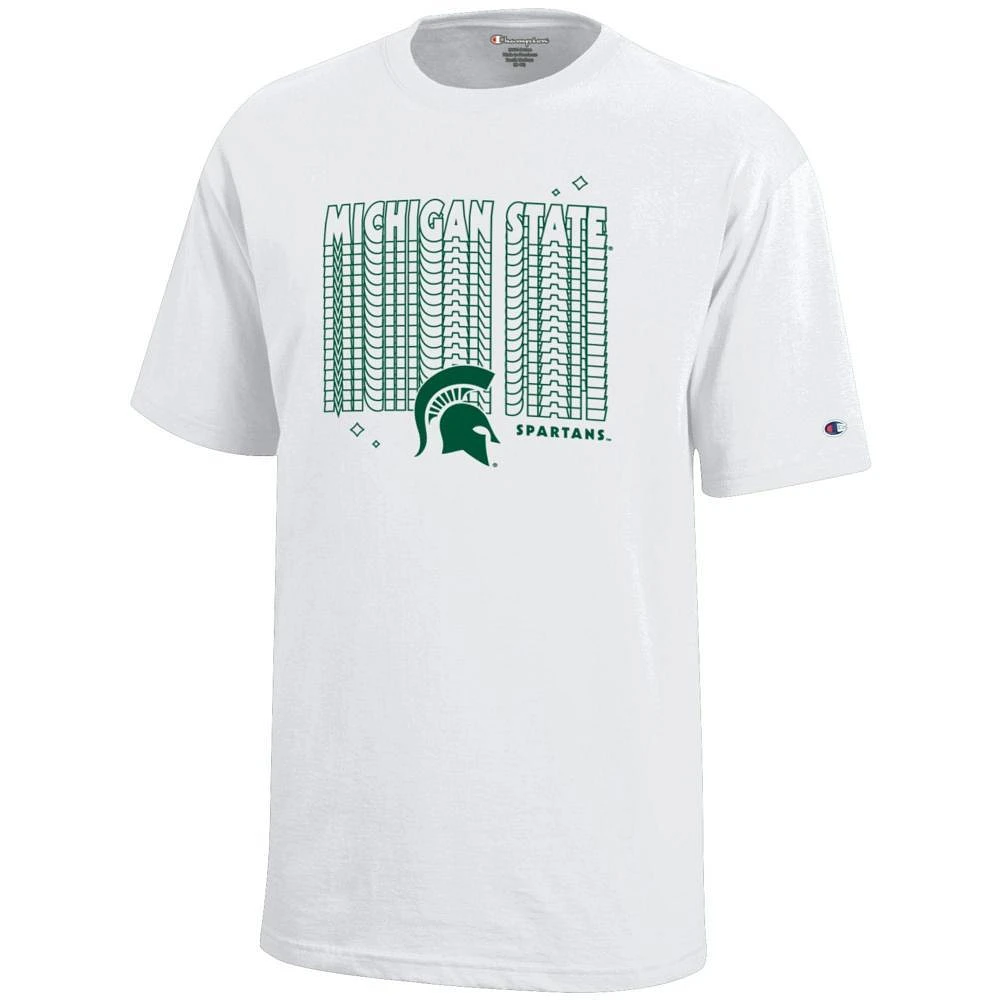 Michigan State Champion YOUTH Wordmark Repeat Tee