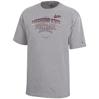 Mississippi State Champion YOUTH Arch Tonal Football Tee