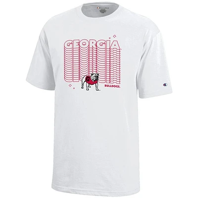 Georgia Champion YOUTH Wordmark Repeat Tee