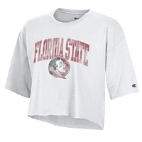 Florida State Champion Women's Giant Arch Boyfriend Cropped Tee