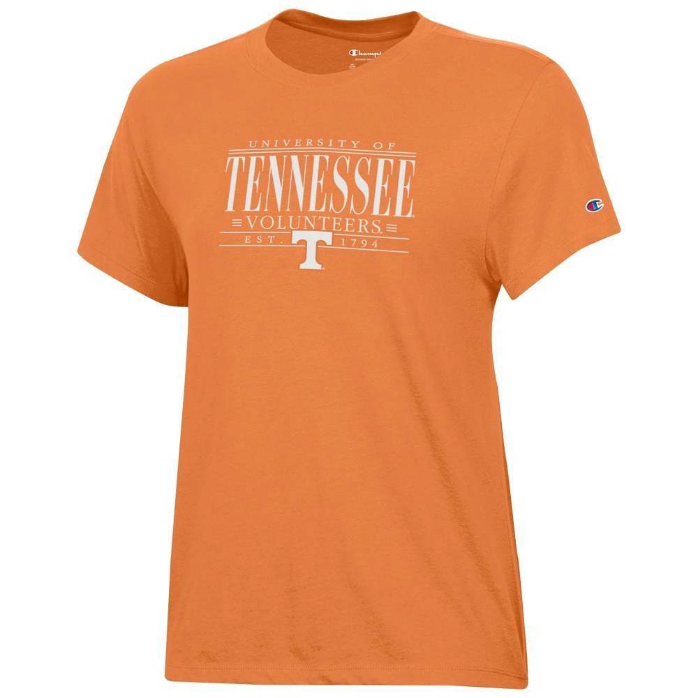 Tennessee Champion Women's Bar Stack Core Tee