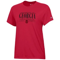 Georgia Champion Women's Bar Stack Core Tee