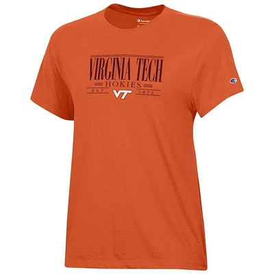 Virginia Tech Champion Women's Bar Stack Core Tee