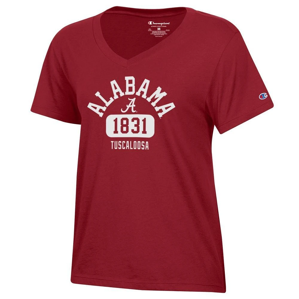 Alabama Champion Women's Arch Logo City Core V-Neck