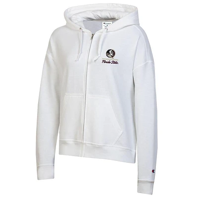 Florida State Champion Women's Logo Line Script Powerblend Full Zip