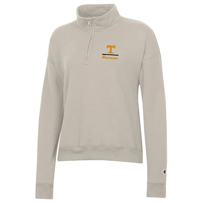 Tennessee Champion Women's Logo Line Script Powerblend 1/4 Zip