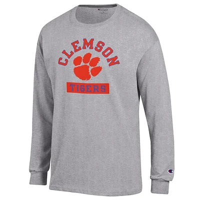 Clemson Champion Arch Logo Pill Long Sleeve Tee